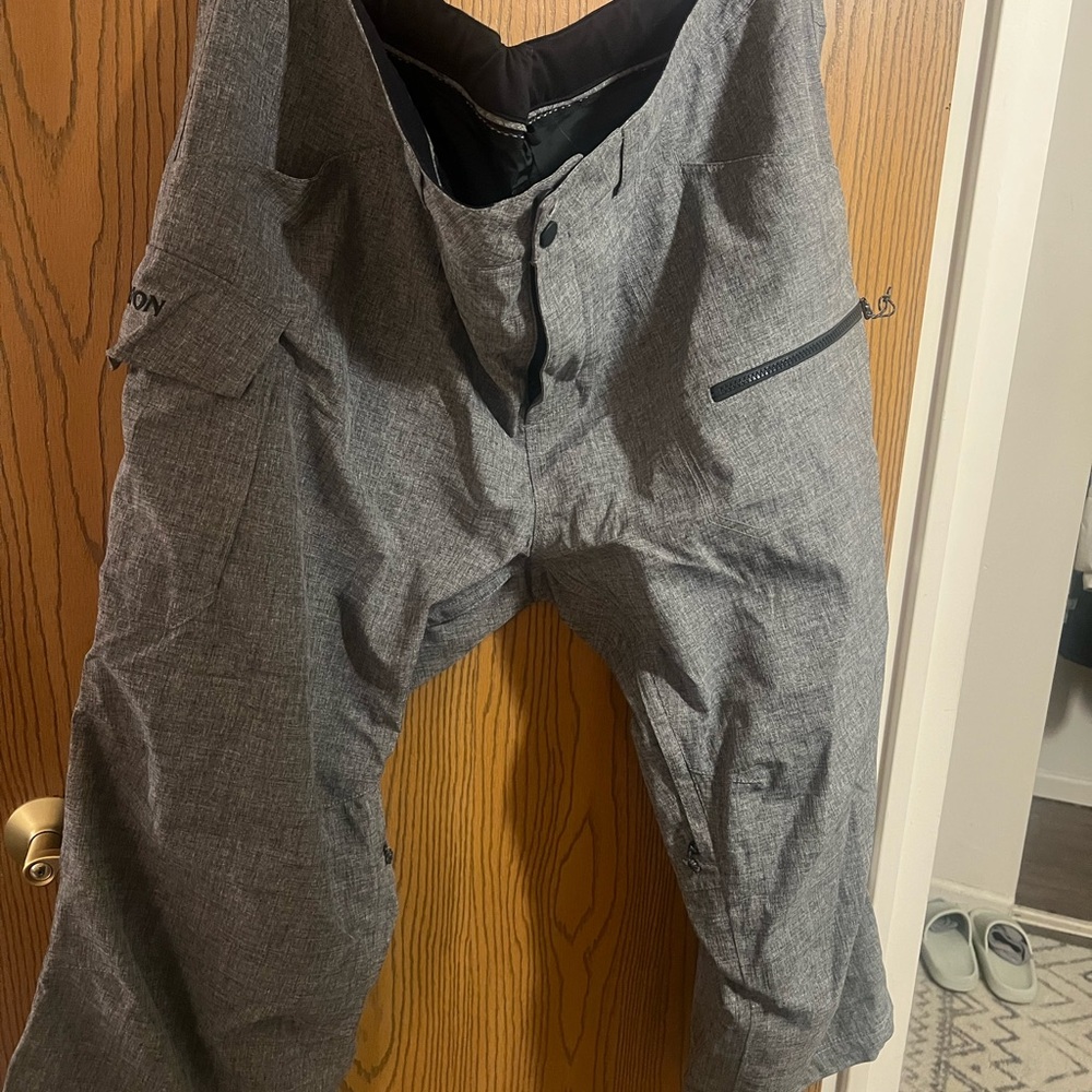 Burton Men's Charcoal Cargo Pants